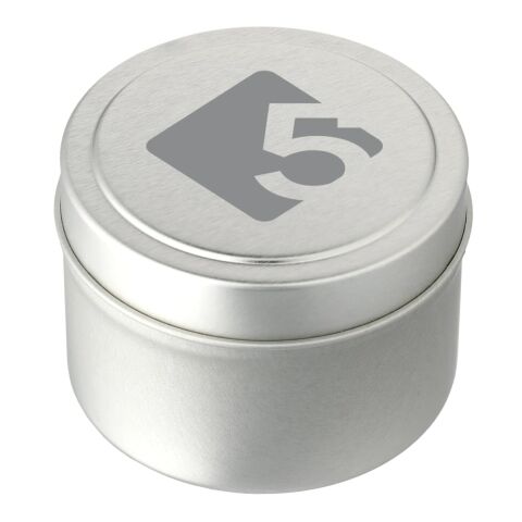 Coastal Waves 2.7oz Mini Tin Candle Standard | Silver | No Imprint | not available