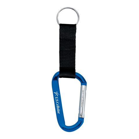 Large Carabiner Key Ring Blue
