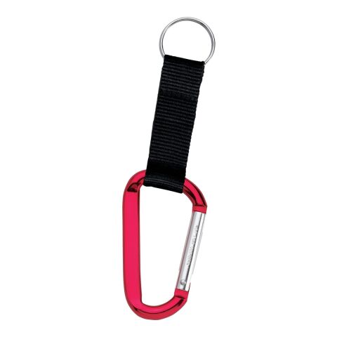 Large Carabiner Key Ring Standard | Red | No Imprint | not available | not available