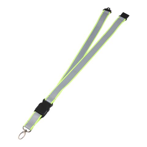 Recycled Polyester Reflective Lanyard Yellow | No Imprint | not available | not available