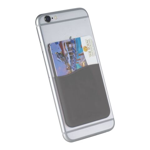 Slim Silicone Card Wallet Gray | No Imprint | not available | not available