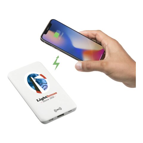 Axial 4000 mAh Wireless Power Bank White | No Imprint | not available | not available