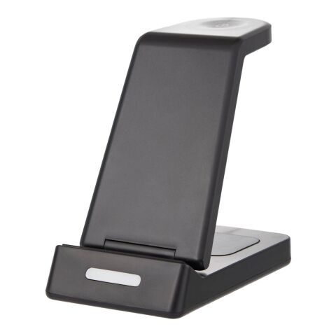 TriCharged 3-in-1 15W Wireless Charging Stand Black | No Imprint | not available | not available