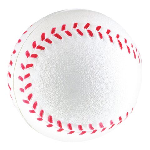 Baseball Stress Reliever White-Red | No Imprint | not available | not available