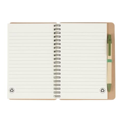 5&quot; x 7&quot; Eco Spiral Notebook with Pen Green | No Imprint | not available | not available