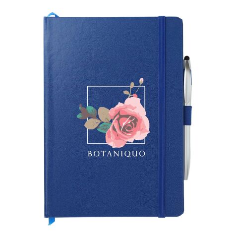 6&quot; x 8.5&quot; Crown Journal with Pen-Stylus Blue | No Imprint | not available | not available