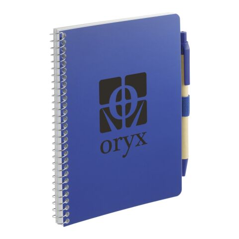 5” x 7” FSC® Mix Spiral Notebook with Pen Blue | No Imprint | not available | not available