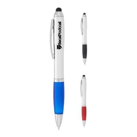 Nash Ballpoint Pen-Stylus Silver-Blue | No Imprint | not available | not available