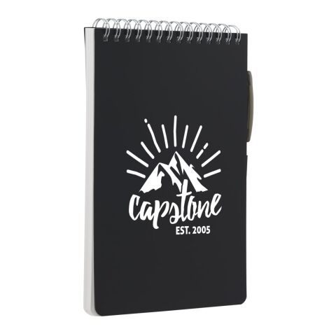 5” x 7” Mineral Stone Field Reporter Notebook w/Pe Black | No Imprint | not available | not available