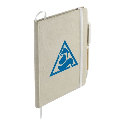5&quot; x 7&quot; Organic Cotton Bound Notebook w/Pen Natural | No Imprint | not available | not available