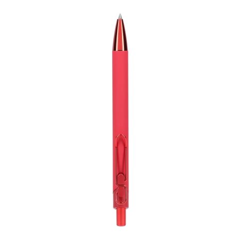 Metallic Recycled Aluminum Soft Touch Gel Pen Standard | Red | No Imprint | not available | not available