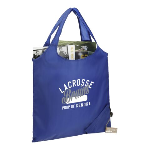 Bungalow RPET Foldable Shopper Tote Royal Blue | No Imprint | not available | not available