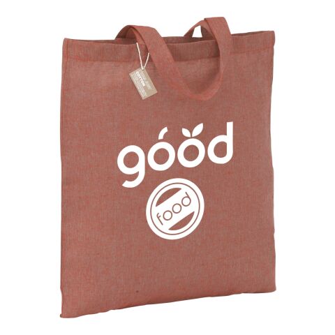 Recycled 5oz Cotton Twill Tote Standard | Frost Red | No Imprint | not available | not available