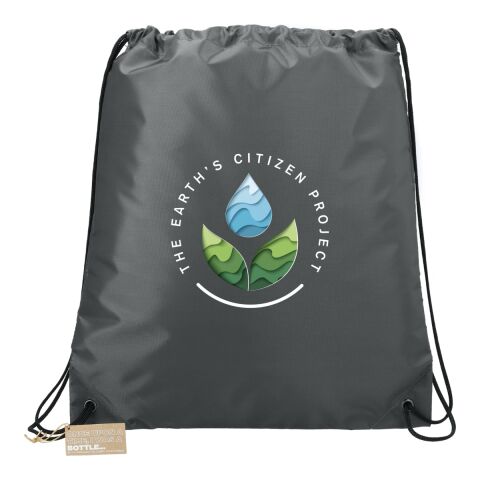 Oriole RPET Drawstring Bag Gray | No Imprint | not available | not available
