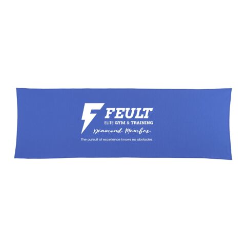 Recycled PET Eco Cooling Fitness Towel Royal Blue | No Imprint | not available | not available