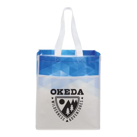 Gradient Laminated Grocery Tote Royal Blue | No Imprint | not available | not available