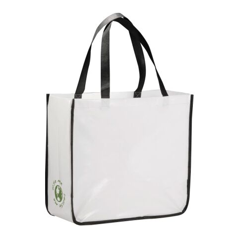 Gloss Laminated Non-Woven Shopper Tote White | No Imprint | not available | not available