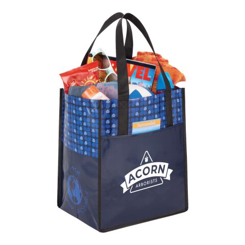 Big Grocery Laminated Non-Woven Tote Navy | No Imprint | not available | not available