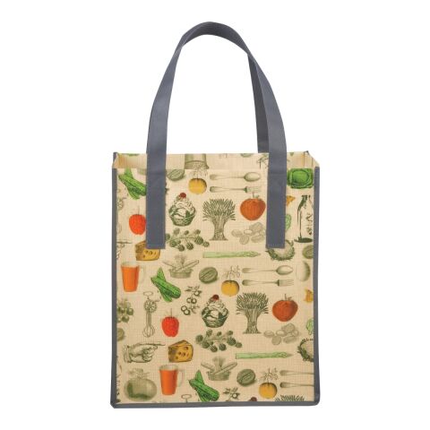 Big Grocery Vintage Laminated Non-Woven Tote Natural | No Imprint | not available | not available