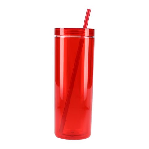 Chroma Recycled Acrylic Straw Tumbler 16oz Red with Black | No Imprint | not available | not available