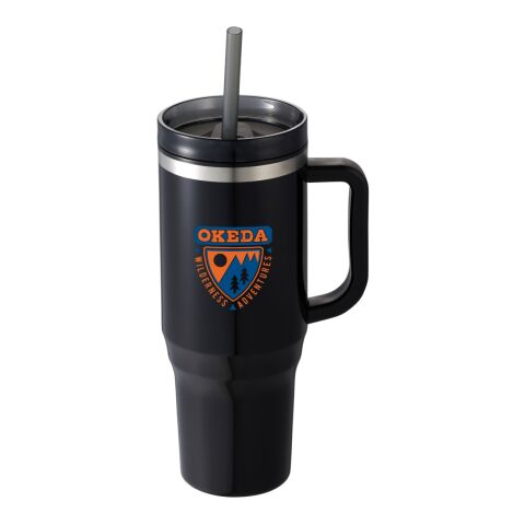 Thor 40oz Eco-Friendly Straw Tumbler Black