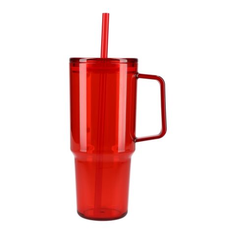 Lucien Recycled Acrylic Travel Mug 40oz Red | No Imprint | not available | not available