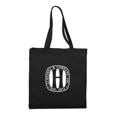 Odessa 8oz Cotton Canvas Tote Standard | Black | No Imprint | not available | not available