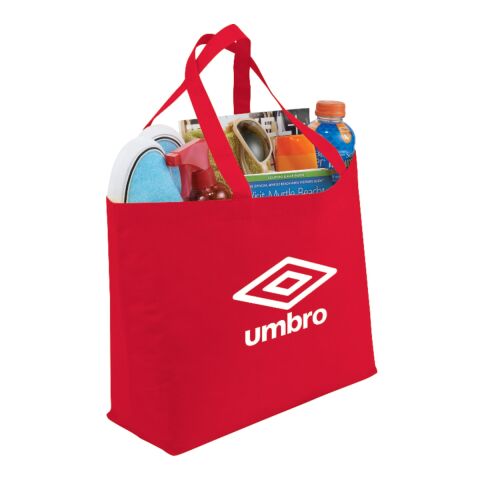 Big Boy Non-Woven Shopper Tote Red | No Imprint | not available | not available