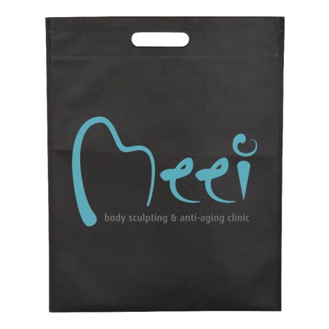 Large Freedom Heat Seal Non-Woven Tote Black | No Imprint | not available | not available