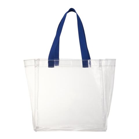 Rally Clear Stadium Tote Royal Blue | No Imprint | not available | not available