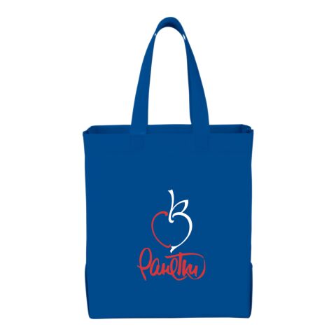 Liberty Heat Seal Non-Woven Grocery Tote Royal Blue | No Imprint | not available | not available