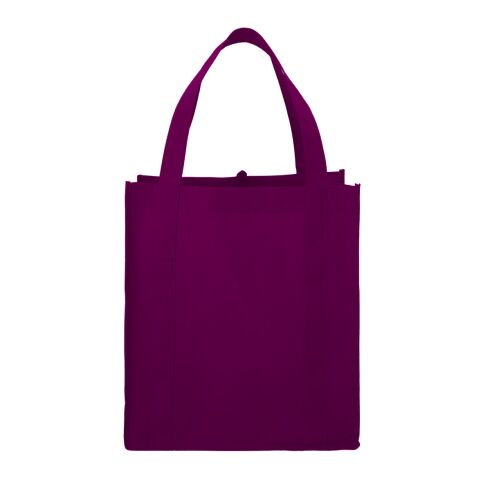 Little Juno Non-Woven Grocery Tote Burgundy | No Imprint | not available | not available