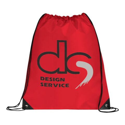 Large Oriole Drawstring Bag Red