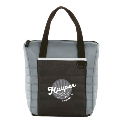 Quilted 12-Can Lunch Cooler Gray | No Imprint | not available | not available