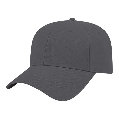 Cap America Lightweight Structured Low Profile Cap Charcoal | Embroidery | - On Strap | 2.50 Inches × 0.38 Inches