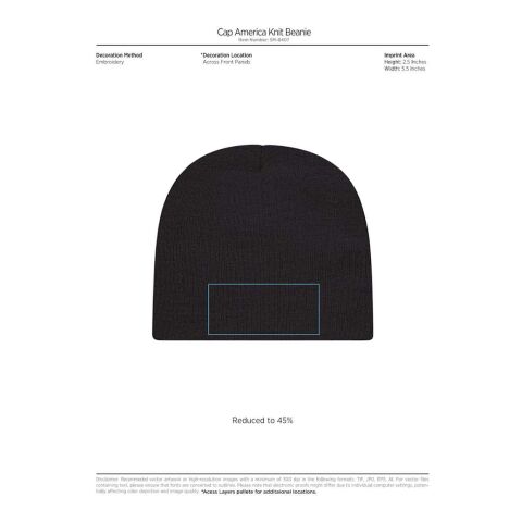 Cap America Knit Beanie Teal | No Imprint | not available | not available