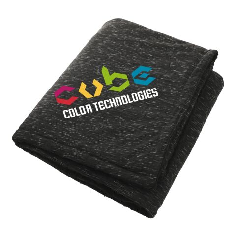 Heathered Sherpa Blanket Black | No Imprint | not available | not available