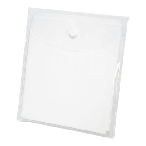 Rally Disposable Poncho Matte White