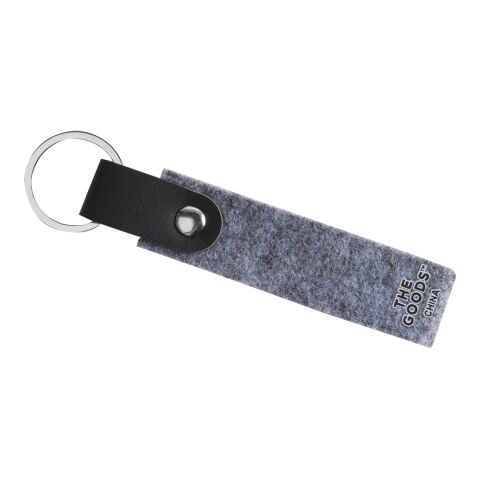 The Goods Recycled Felt Keychain Gray | No Imprint | not available | not available