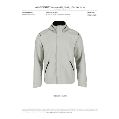 Men&#039;s GEARHART Softshell Jacket Standard | Fossil | 2XL | No Imprint | not available | not available
