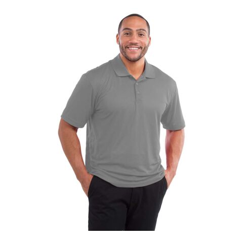 Men&#039;s Moreno Short Sleeve Polo Standard | Steel Grey | 5XL | No Imprint | not available | not available