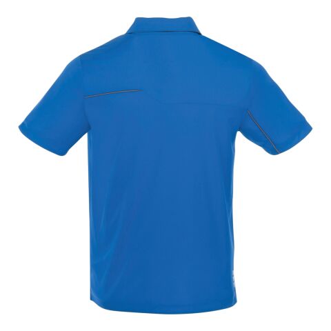 Men's WILCOX Short Sleeve Polo Standard | Olympic Blue-Steel Grey | L | No Imprint | not available | not available