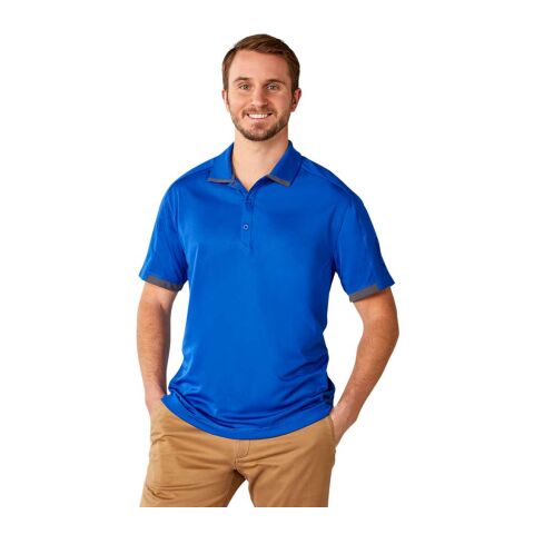 Men&#039;s CERRADO SS Polo Standard | New Royal-Grey Storm | 3XL | No Imprint | not available | not available