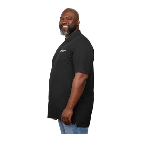 PALO Short Sleeve 100% Cotton Pique Polo - Men&#039;s Standard | Black | XL | No Imprint | not available | not available