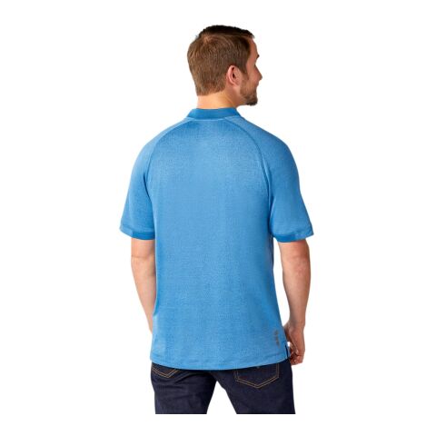 Men's KINPORT SS Stand Collar Polo Standard | Blue | L | No Imprint | not available | not available