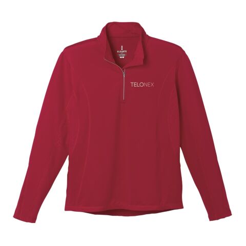 Men's CALTECH KNIT QUARTER ZIP Standard | Red | S | No Imprint | not available | not available