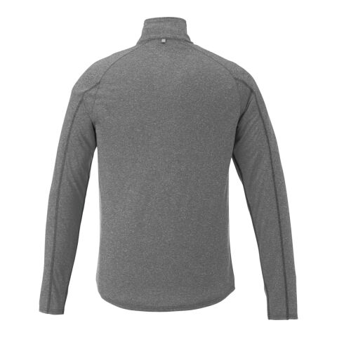 Men&#039;s TAZA Knit Quarter Zip Standard | Heather Dark Charcoal | 4XL | No Imprint | not available | not available