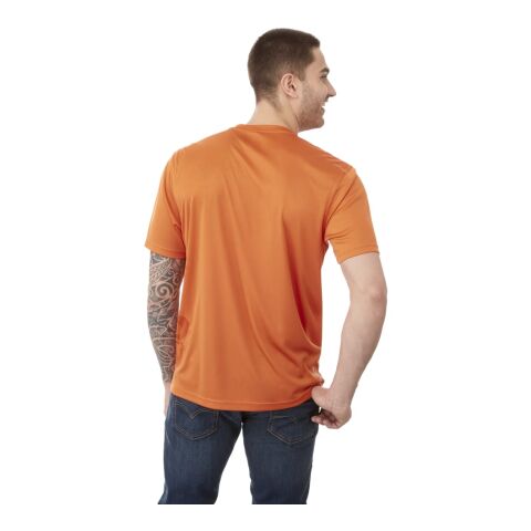Men's Omi Short Sleeve Tech Tee Standard | Burnt Orange | M | No Imprint | not available | not available