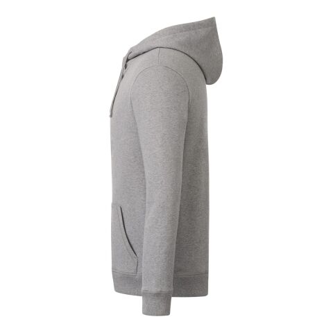 Men&#039;s Organic Cotton Zip Hoodie Standard | Gray | XL | No Imprint | not available | not available
