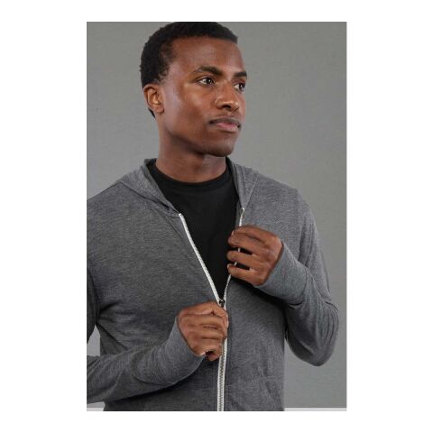 Men’s  Garner Knit Full Zip Hoody Standard | Heather Dark Charcoal | 2XL | No Imprint | not available | not available